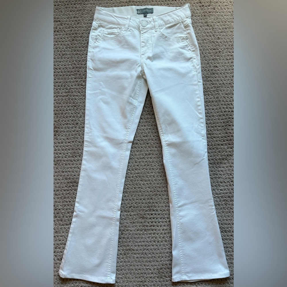 NWOT. Wit & Wisdom Bright White Jeans. Size 2